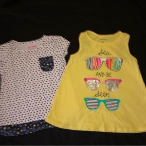 Girls Nautica tank and Jumping Bean shirts. Adorable for summer!